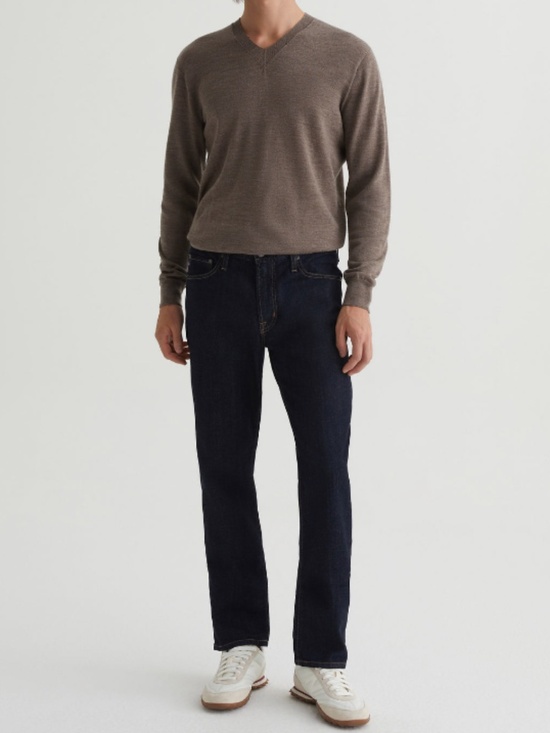 BRAND NEW AG Jeans Brown Classic Long Sleeve V Neck Sweater XL - Picture 6 of 10